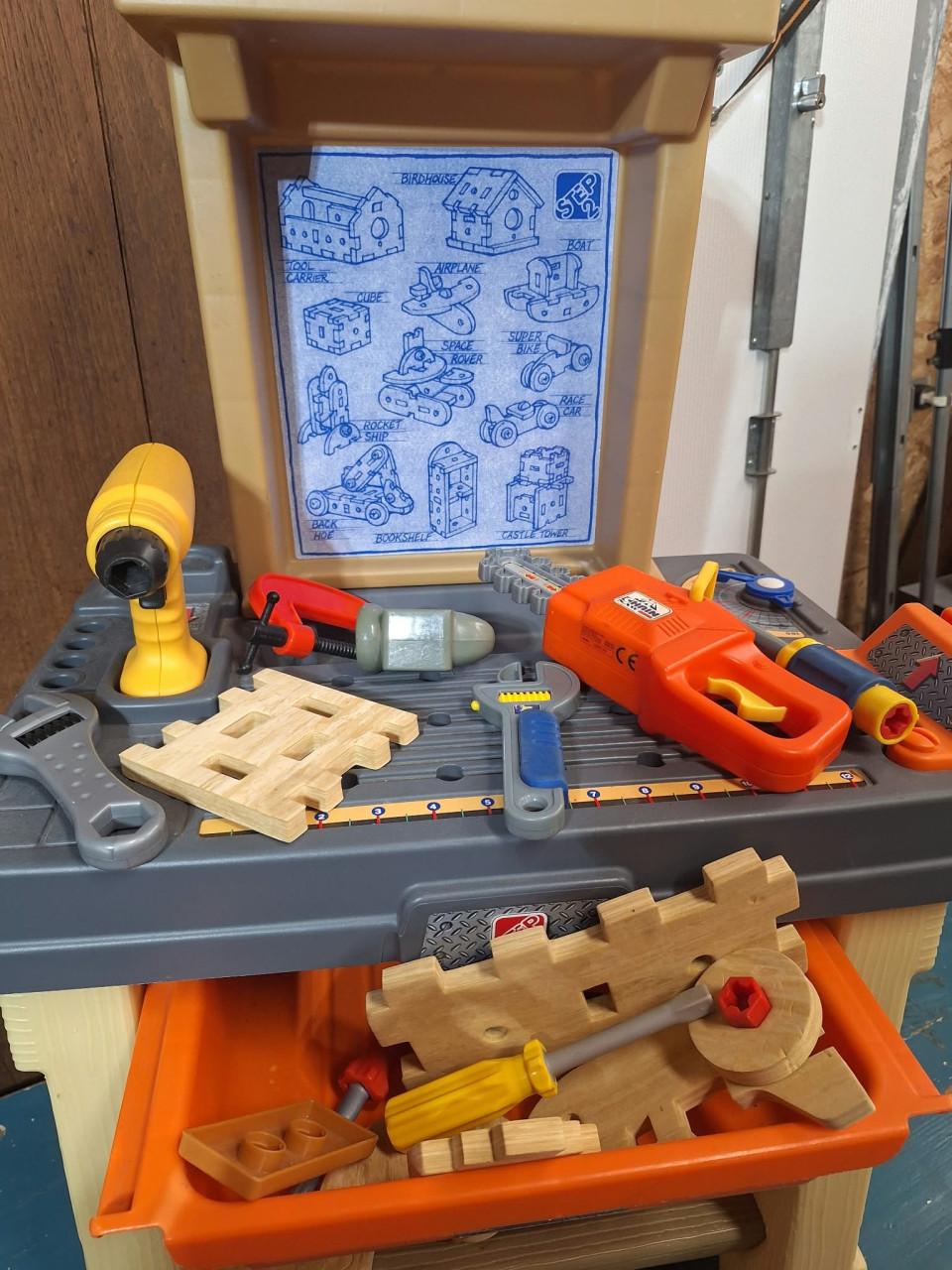 Speelgoed werkbank