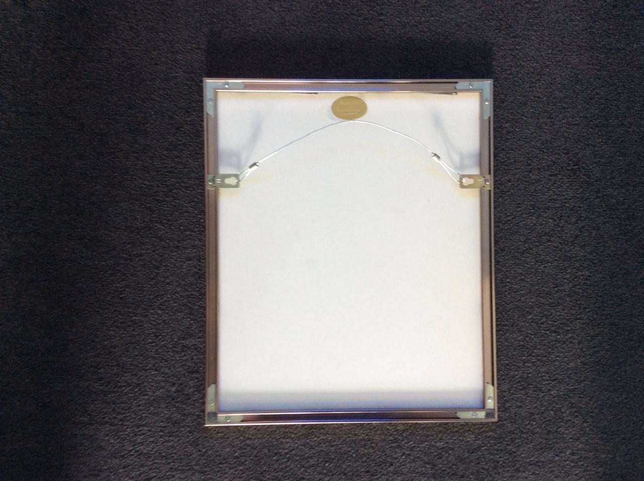 Een leuke afbeelding in roze passe-partout en mooi lijstje.