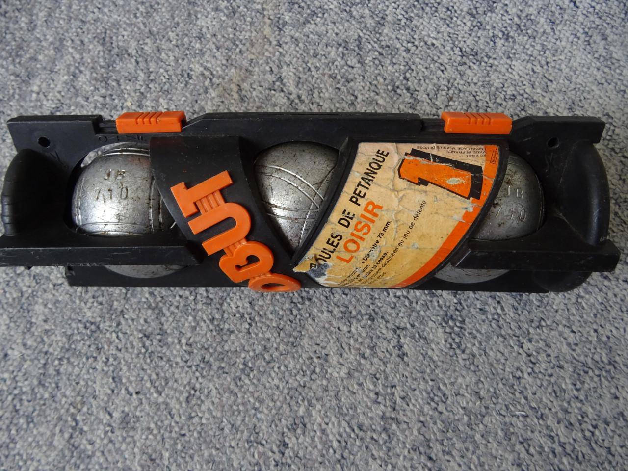 Jeu de boules ballen  3 stuks OBUT 73 mm 710 gr