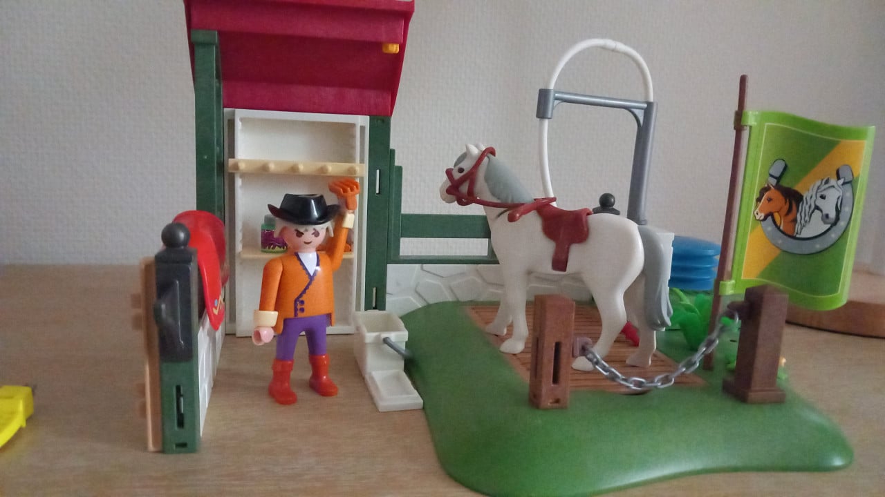 Playmobil paardenwasplaats setnr 6929
