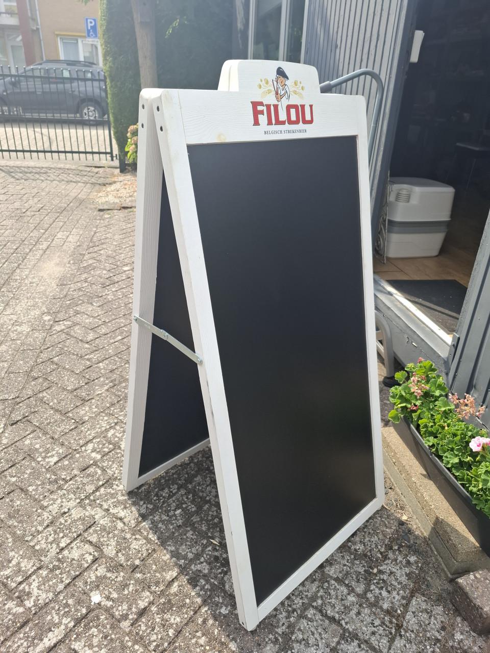 Stoepbord Filou Strekenbier