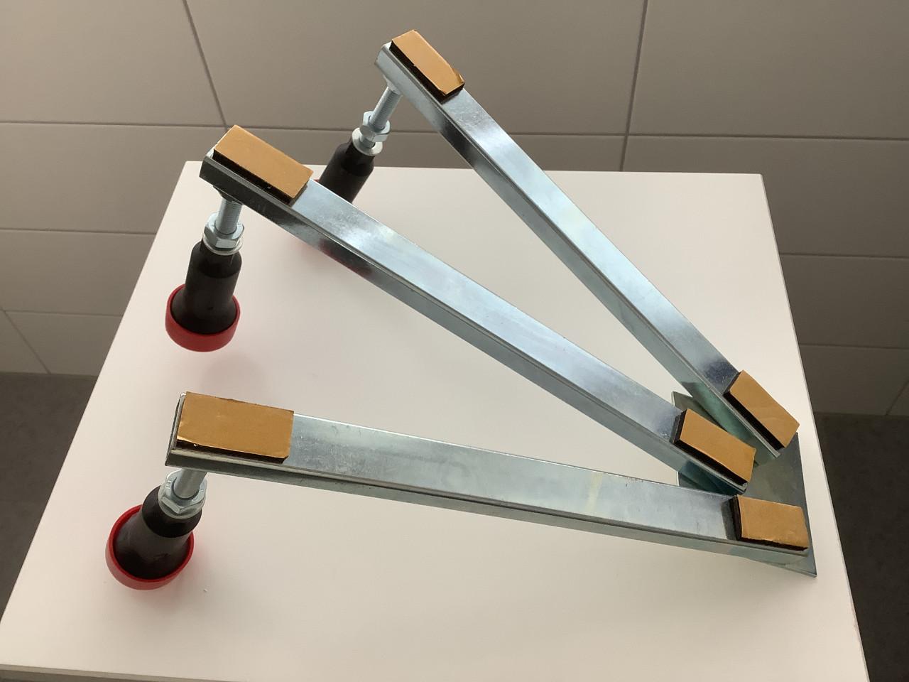 Regelbare 3-delige potenset voor douchebak