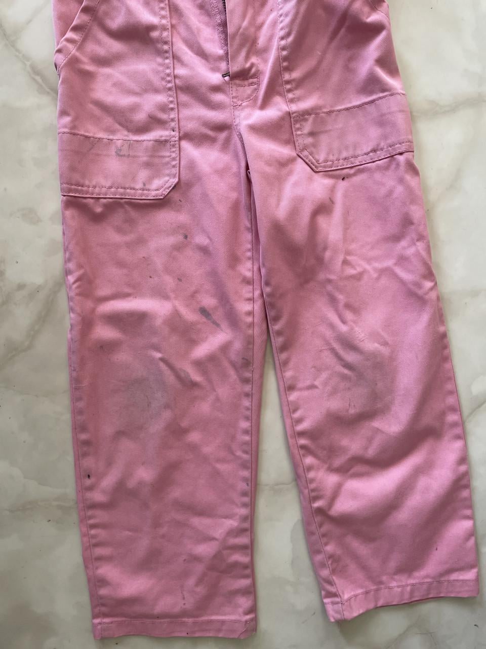 Roze overall maat 128