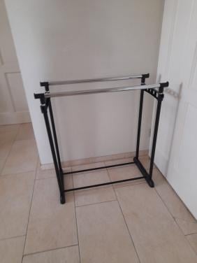 Kleding rek dubbel (verstelbaar)