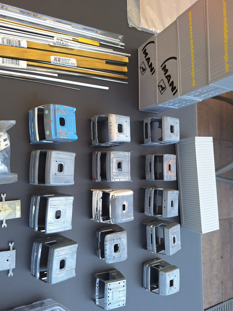 Modelbouw onderdelen 1:50 (grote partij)