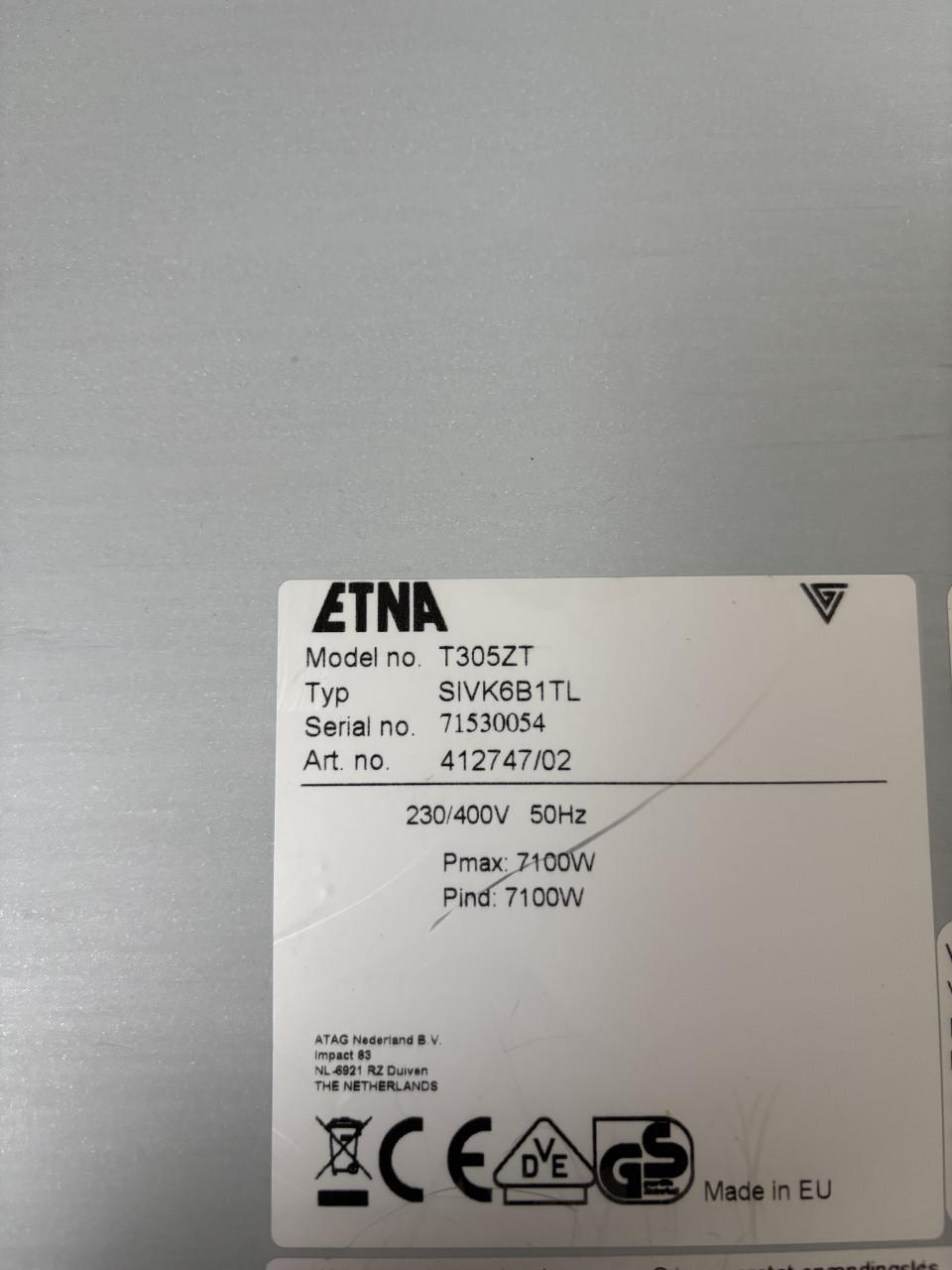 Etna inductieplaat met 4 zones