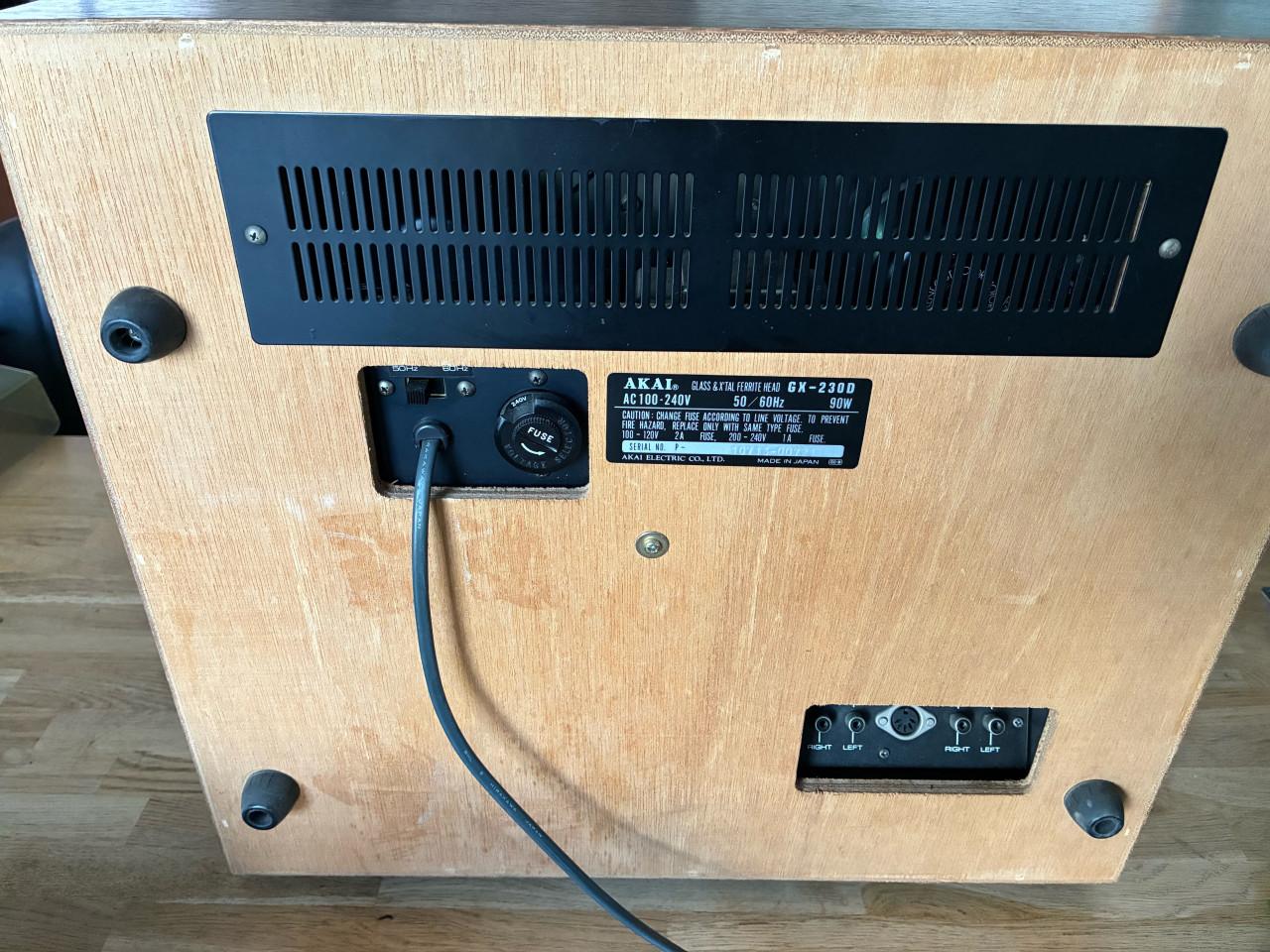 Akai GX-230D Bandrecorder - Topstaat met auto reverse