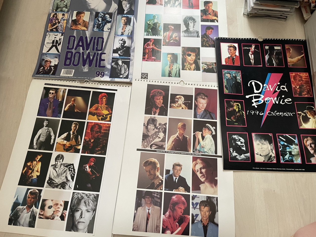David Bowie collectie cd boeken fanclub bladen