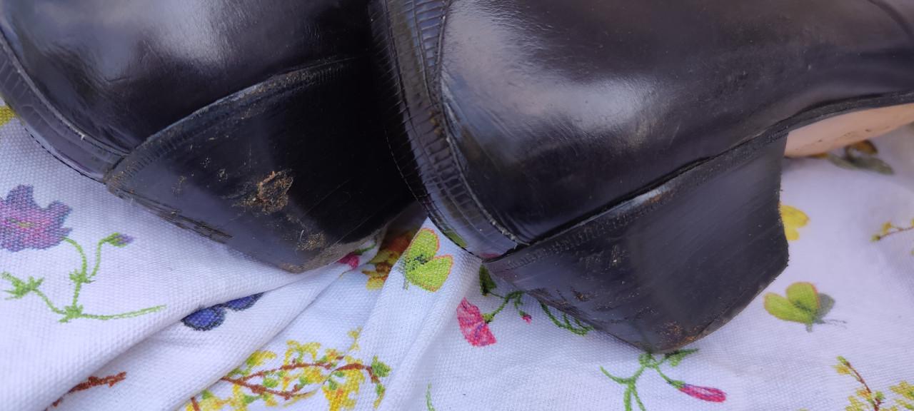 Dames Miss Lady leren pumps maat 42.5, weinig gedragen, bruin