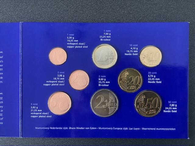 Nederland, euro FDC jaarset 2002.