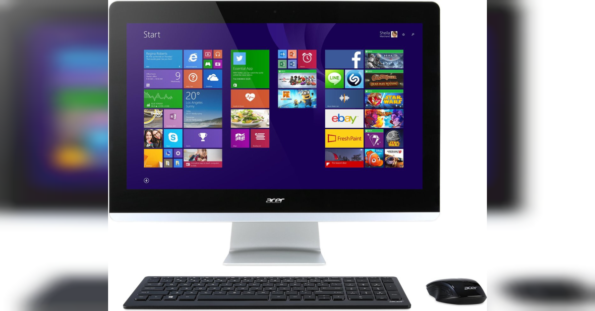Acer Aspire All-in-One PC-23 inch Full HD-Touchscreen-SSD-W11