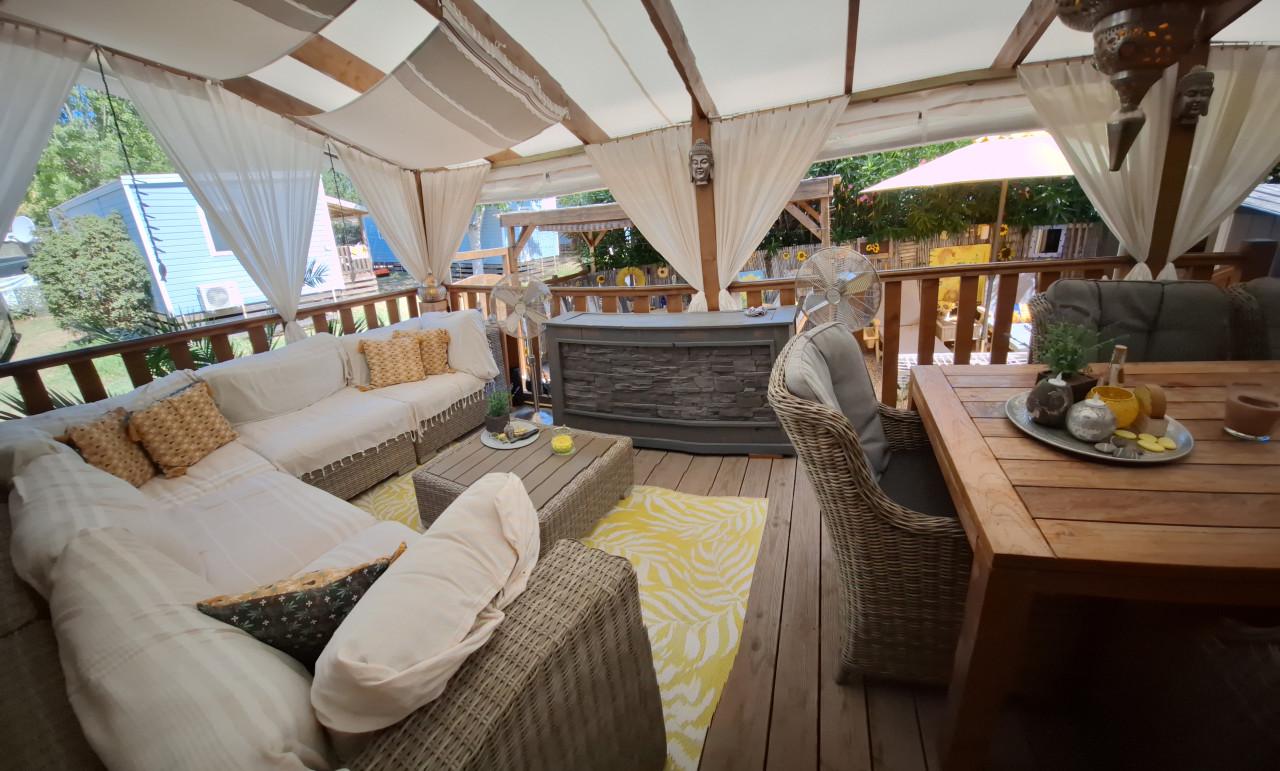 Zeer mooie mobilhome te huur aan de Middellandse Zee in Frankrijk