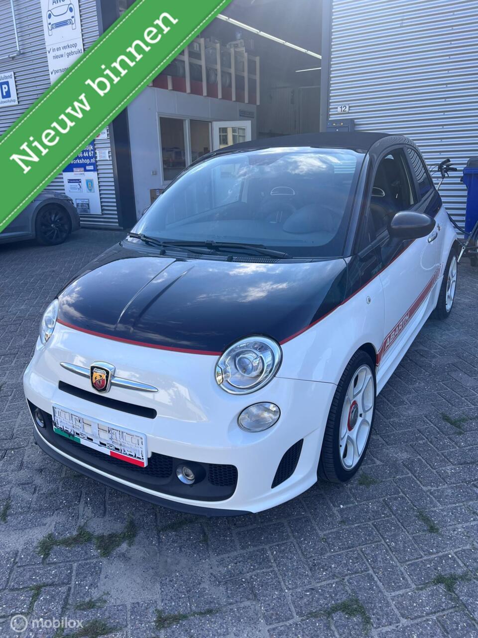Fiat 500 C 1.4-16v abarth /bi-colore/airco/ecc/lm velgen/sportuitlaat/xenon