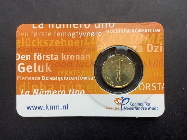 Coincard Oranje Geluksdubbeltje 2014.