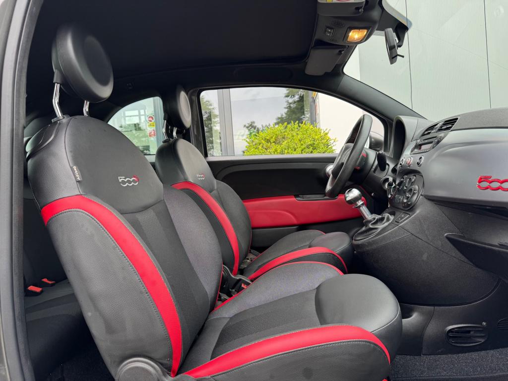 Fiat 500 C 1.2 sport * cabriolet * sport bumpers * airco * pdc *
