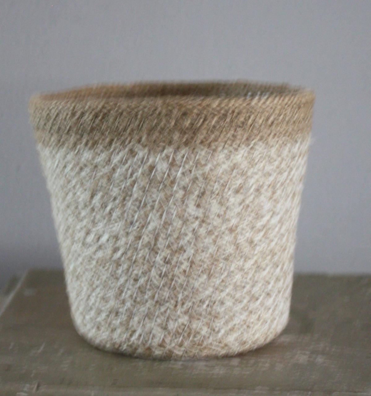 Jute bloempot