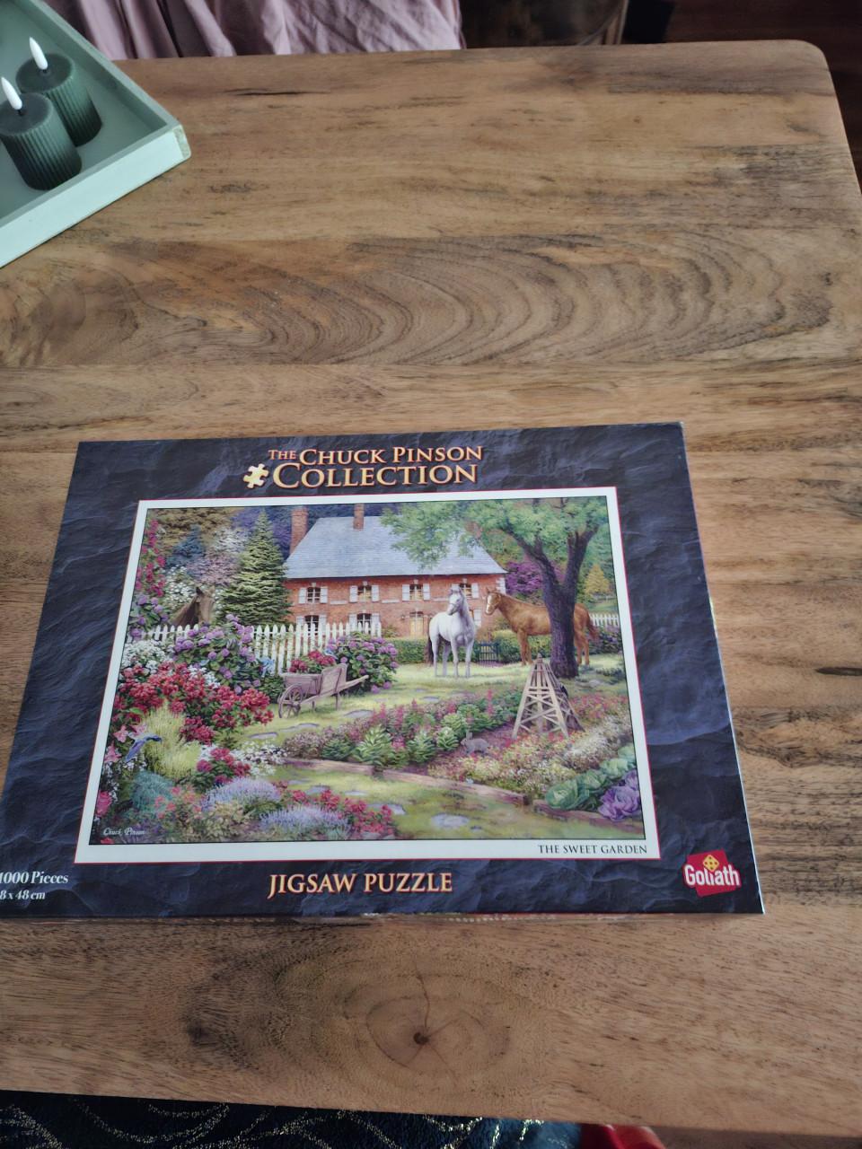 Nieuw!!! Leuke puzzel  The Sweet Garden