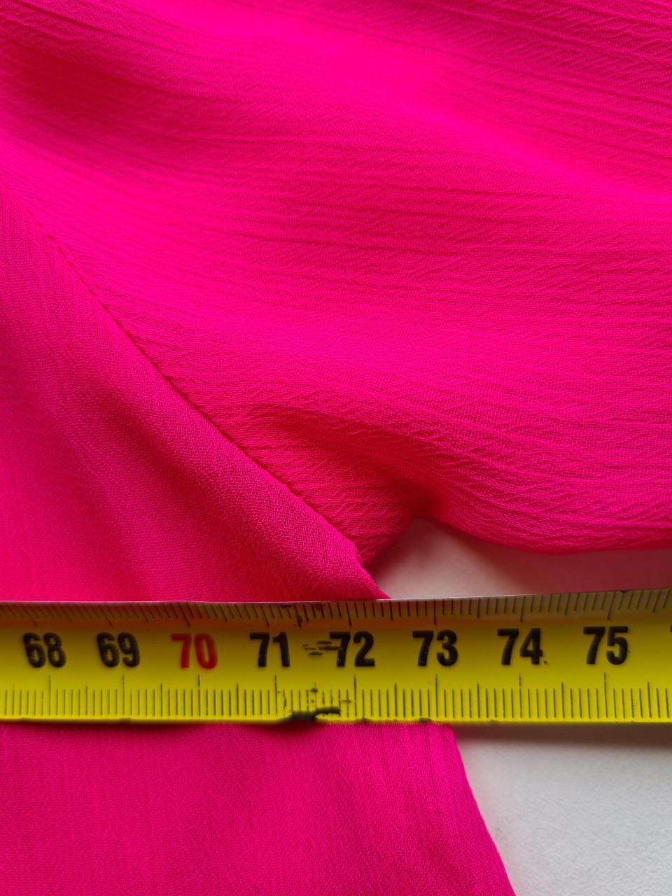 Fuchsia Roze Blouse met Strikdetail - Maat M tot XL