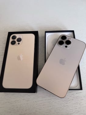 Iphone 13 pro max 256GB gold batterij 86% zgan 100%krasvrij