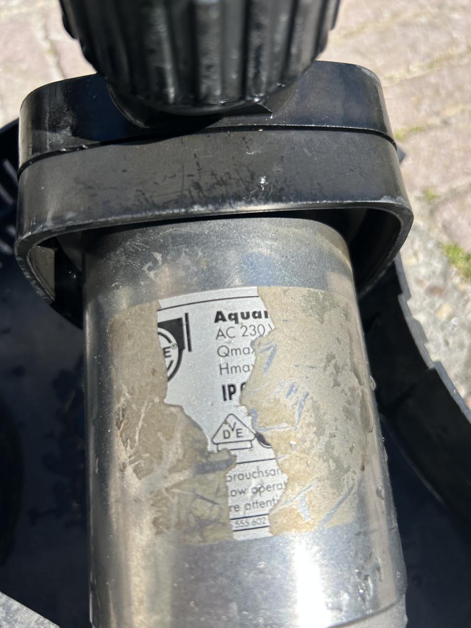 Te koop oase Vijverpomp 5500 zonder type plaatje vraagprijs 80 euro