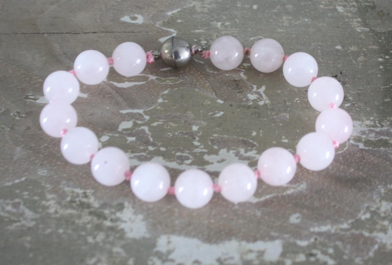 Roze kralen armband