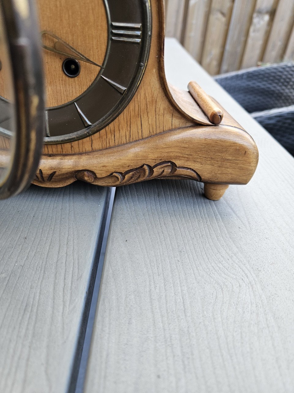 Prachtige kleine Junghans pendule, klein model, werkende staat...