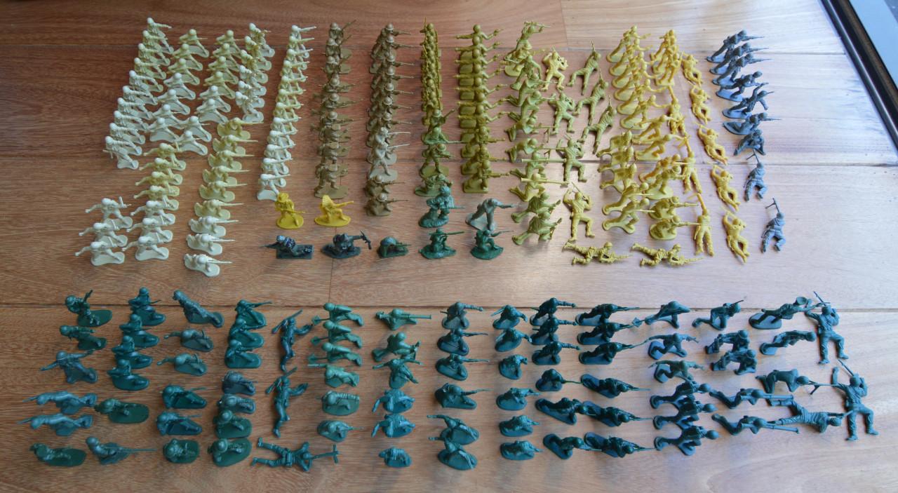 Megaset green army men (legerset speelgoed)