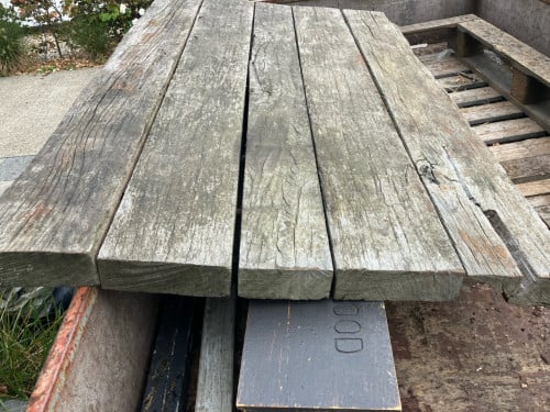 Tuintafel blad hardhout dik