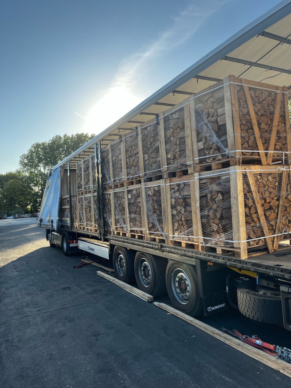 Haardhout eik, haagbeuk, berk ovengedroogd