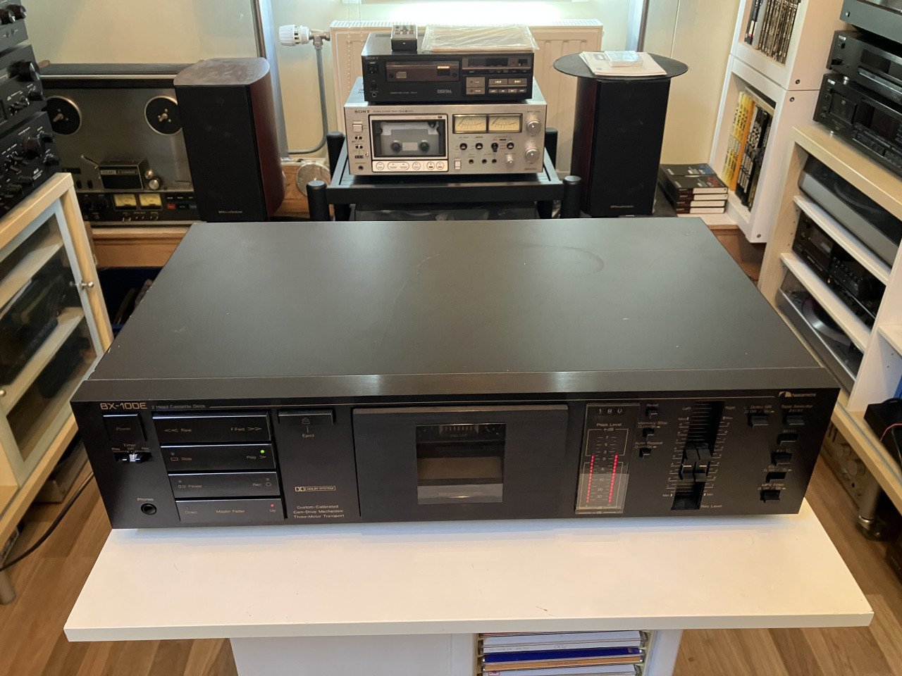 Nakamichi BX-100 cassettedeck geserviced met 2 maanden garantie!