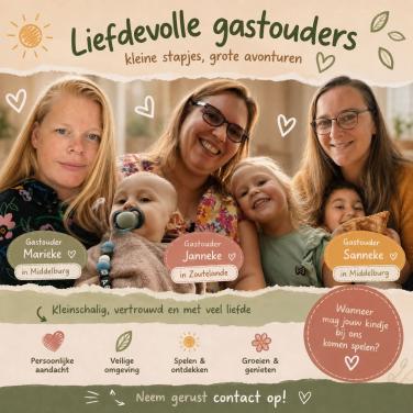 Zoek je een betrouwbare, lieve en erkende gastouder?