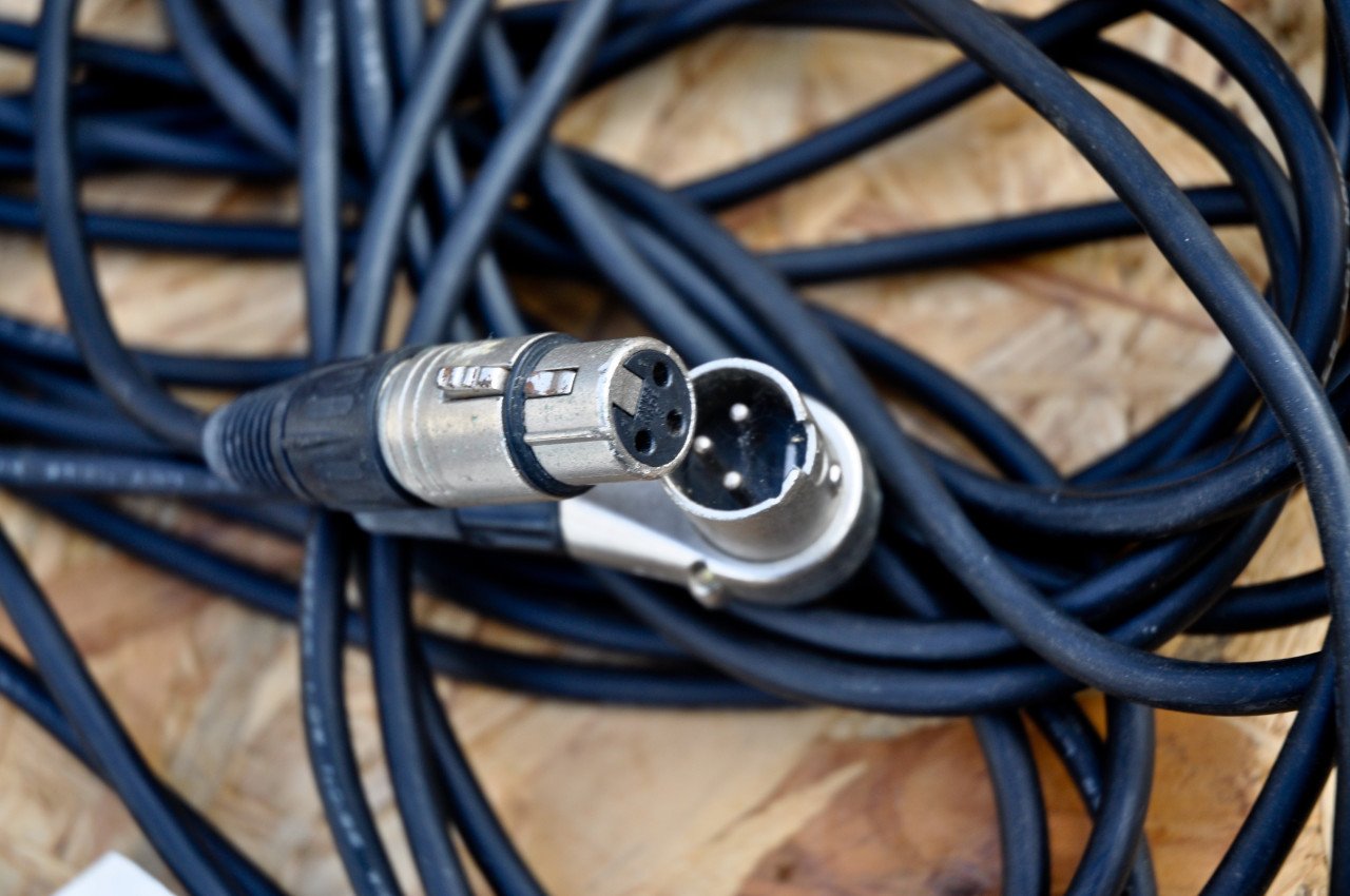 Lange XLR kabels 2stuks + 3 sets XRL connectors