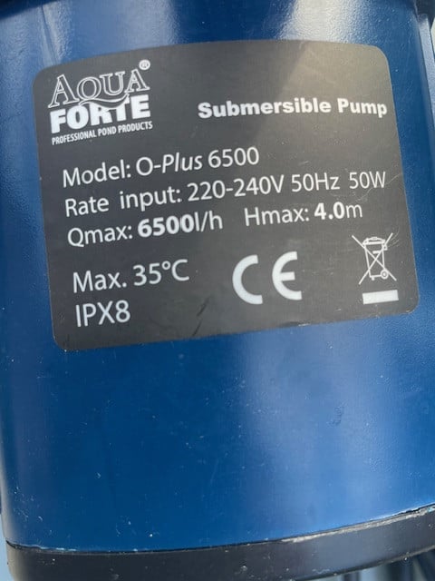 Aqua forte vijverpomp