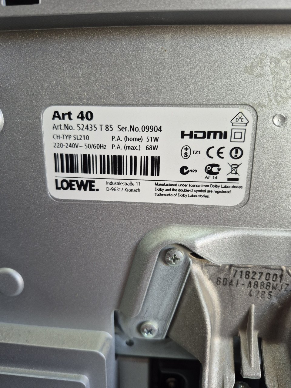 TV Loewe ART40