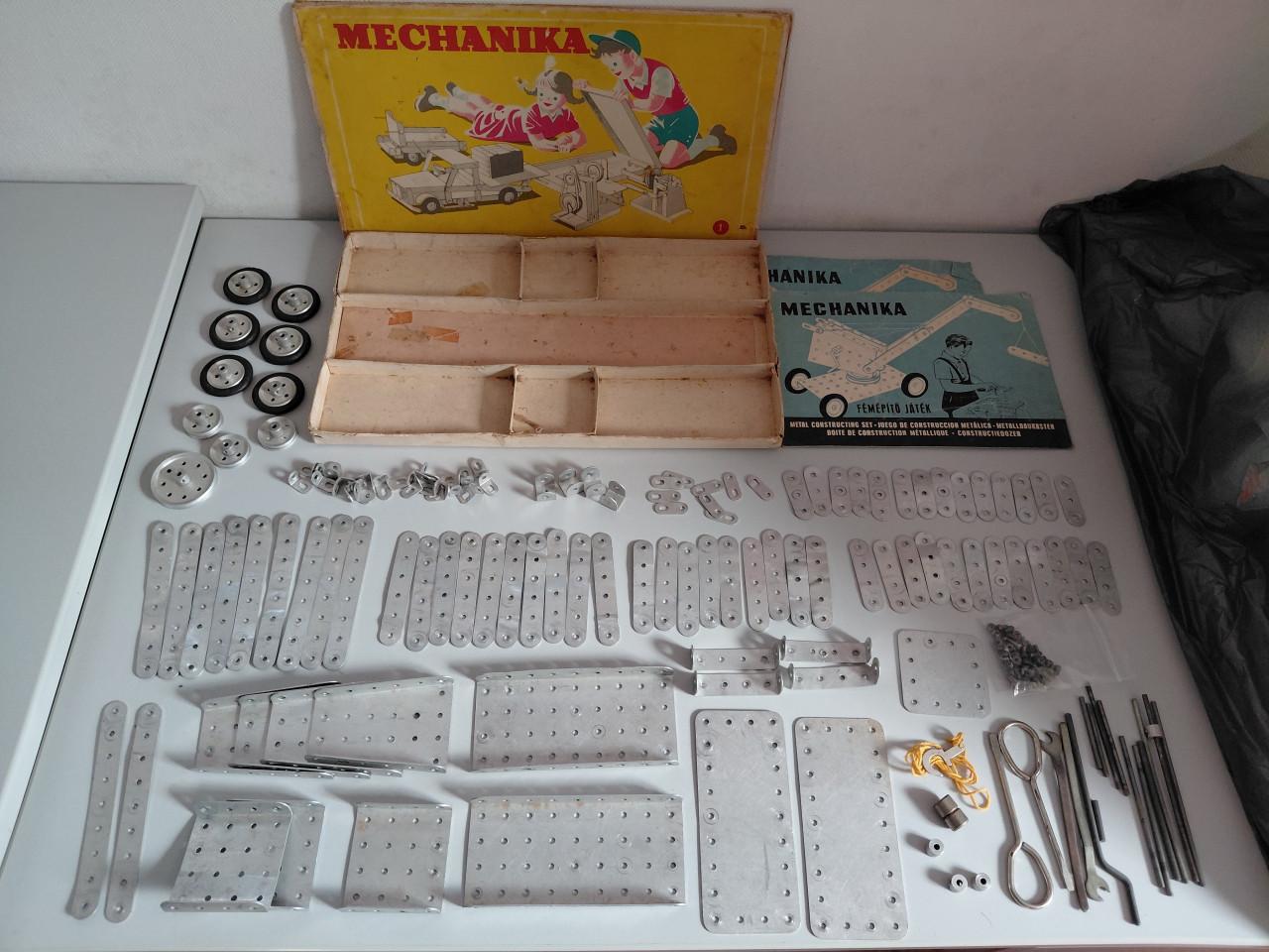 Mechanika vintage constructie bouwdoos