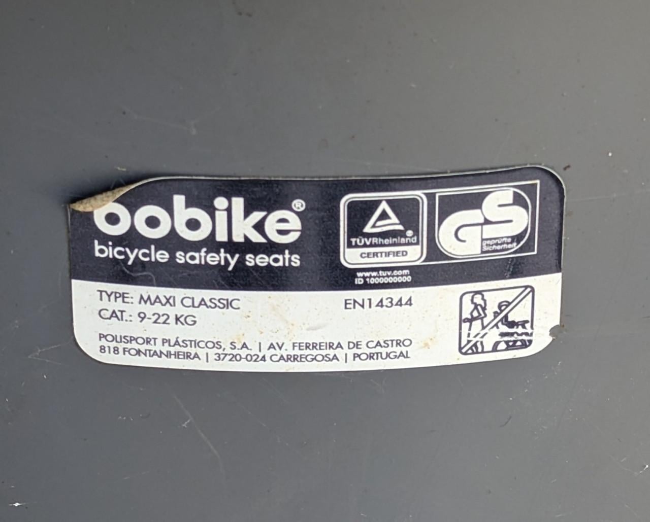 Bobike fietsstoeltje voor