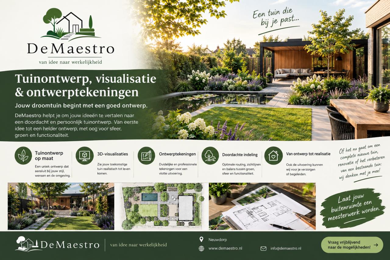 Uw tuin toe aan een update?