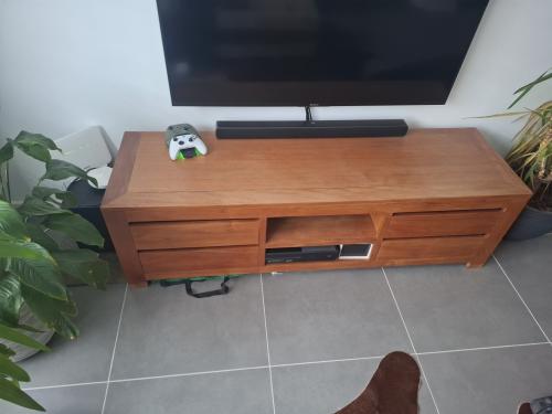 Teakhout TV Meubel
