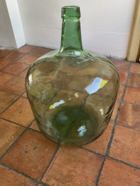 Grote oude fles 20 liter
