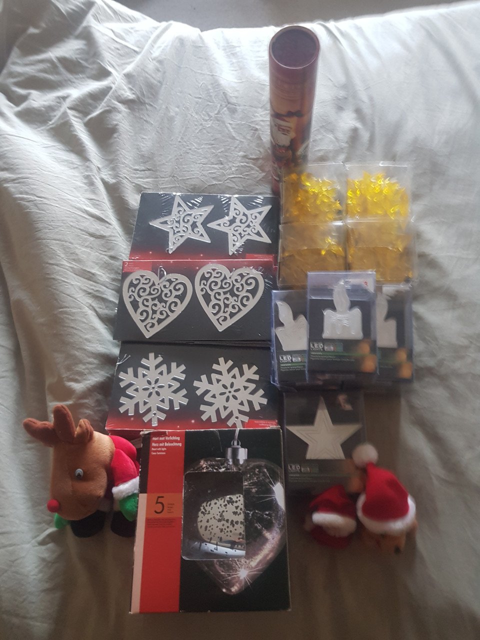 Partij kerstspullen