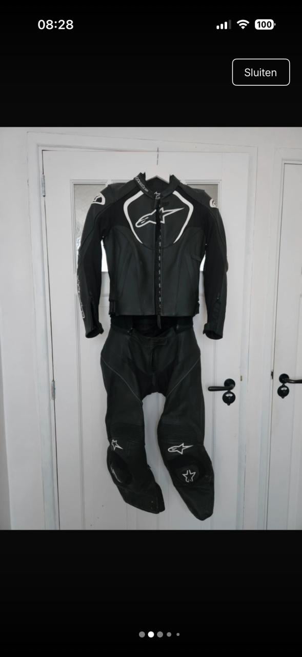 Leren motorpak Alpinestars Stella dames