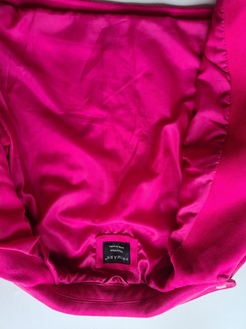 Fuchsia roze bikerjasje van Primark  Maat 128