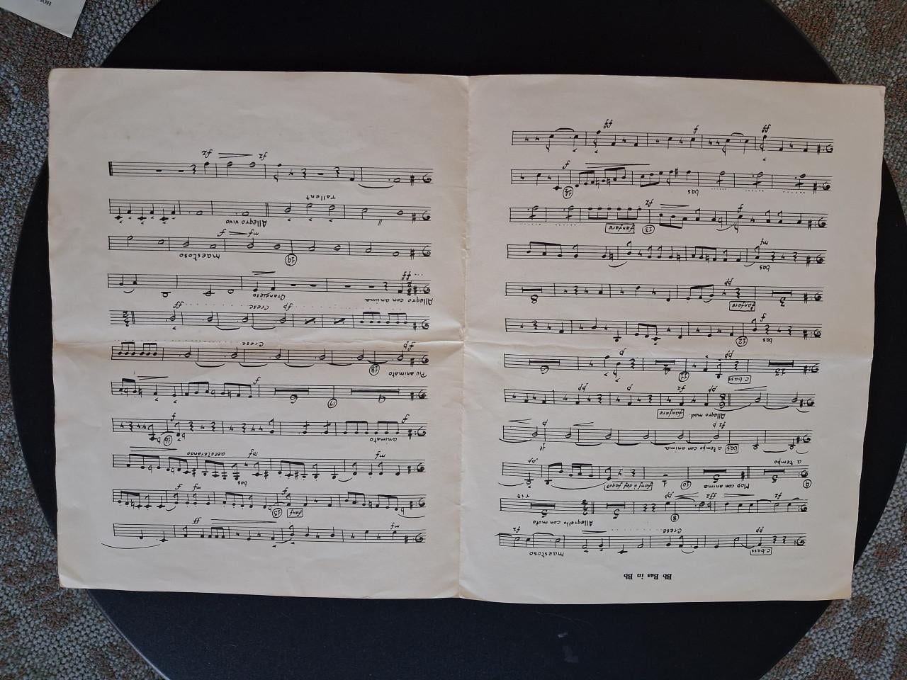 Bladmuziek Hollandse Rhapsodie 1954