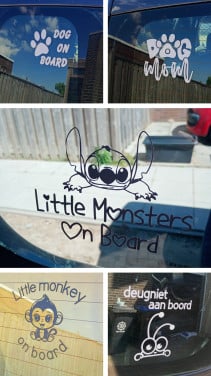 Leuke orginele vinyl stickers