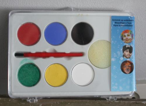 Schminke op waterbasis