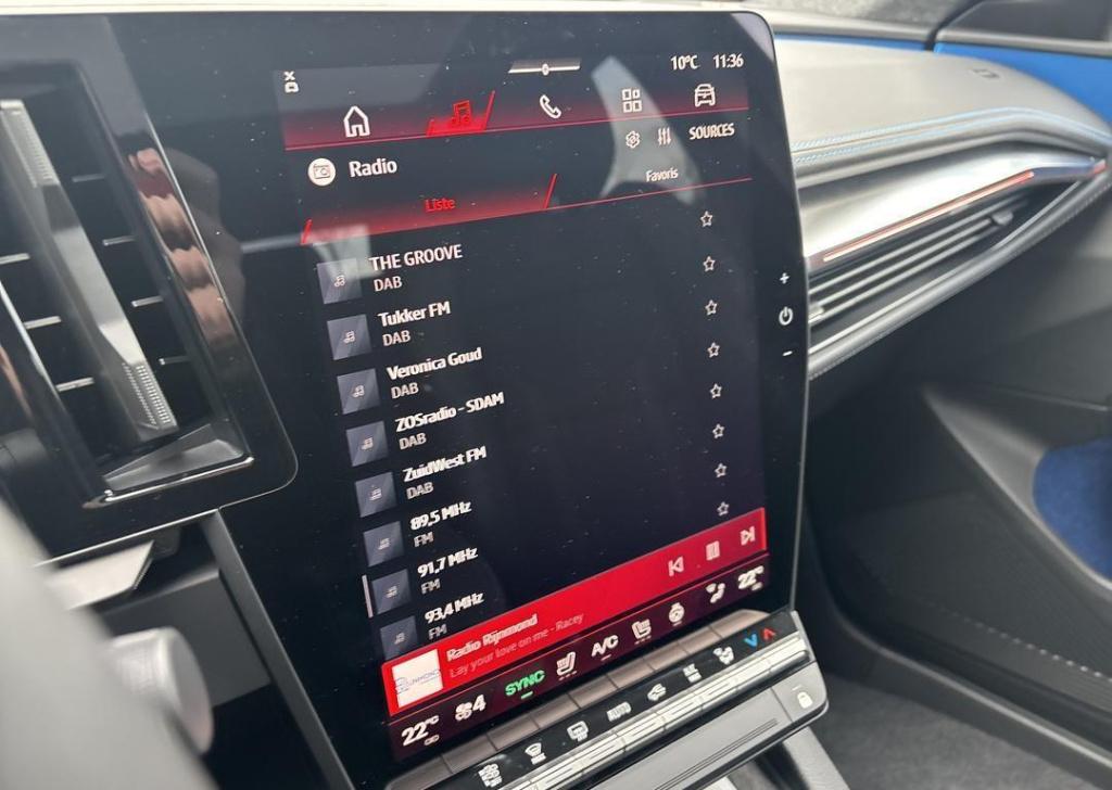 Renault Scenic e-tech ev87 long range esprit alpine - zwarte vloerbekleding