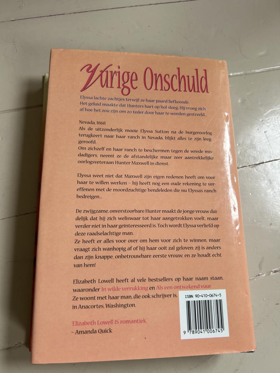 4 x Elizabeth Lowell - historische romans