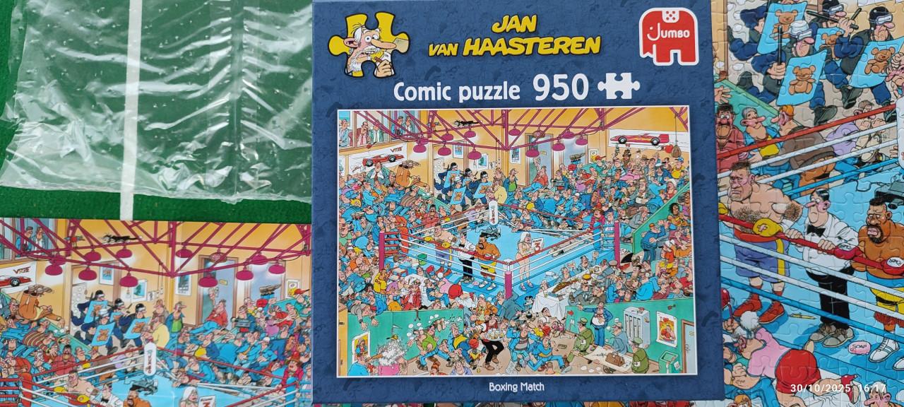 Puzzel Jan van Haasteren - 950 - Boxing match - 1 keer gelegd