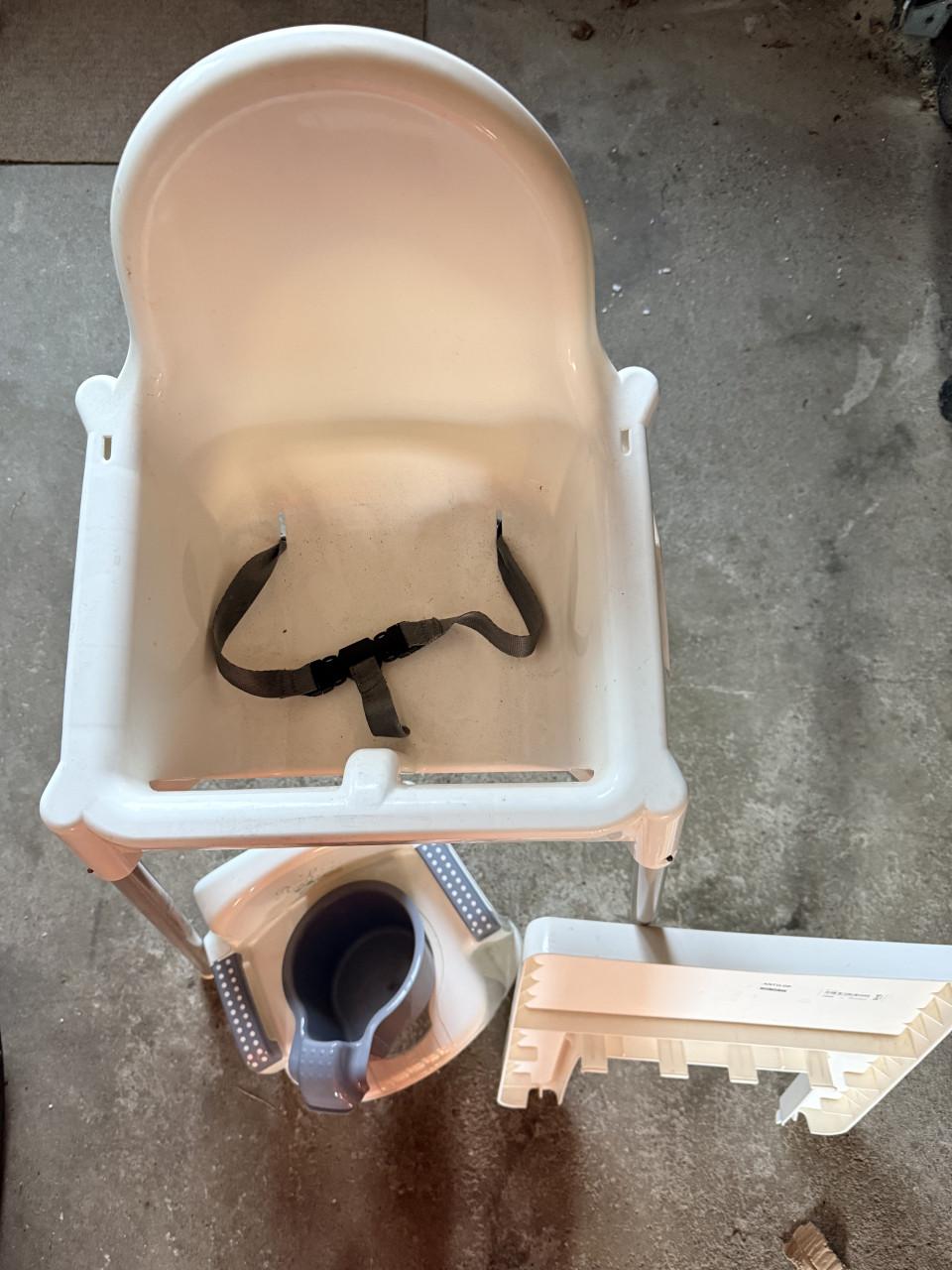Kinderstoel en potje/kindertoilet