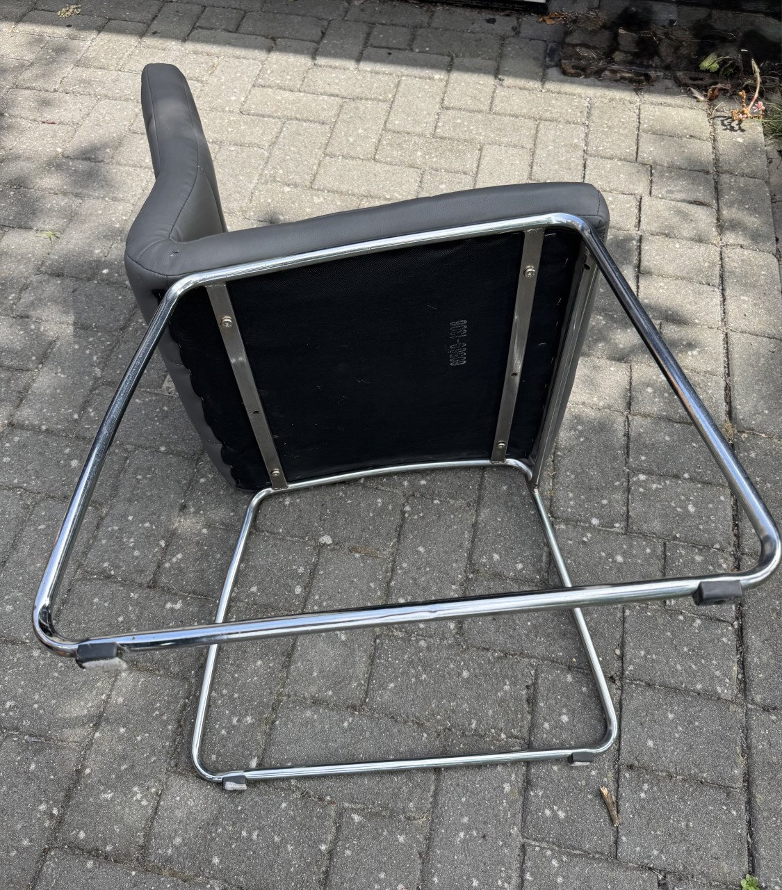 2 stoelen , grijs